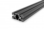 Aluminum profile 30x60 groove 6 I-type black